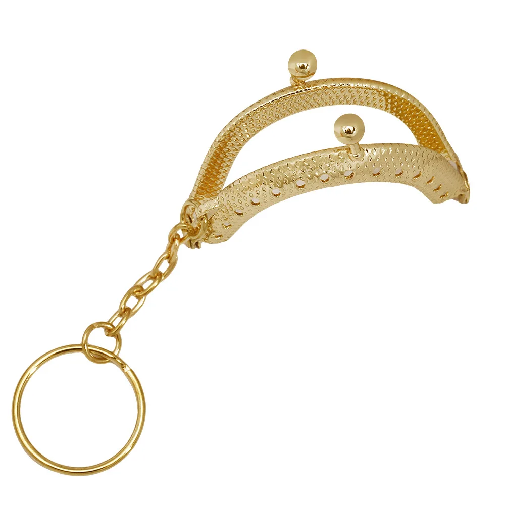 50 шт. 4 см мини металлическая рамка для монет и кошелька ручка с брелоком поцелуй