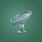 Держатель для мыла в ванную, в форме листьев, ящик для хранения кухонной посуды, нескользящий, дренаж для мыла, чехол для хранения, контейнер, аксессуары для ванной