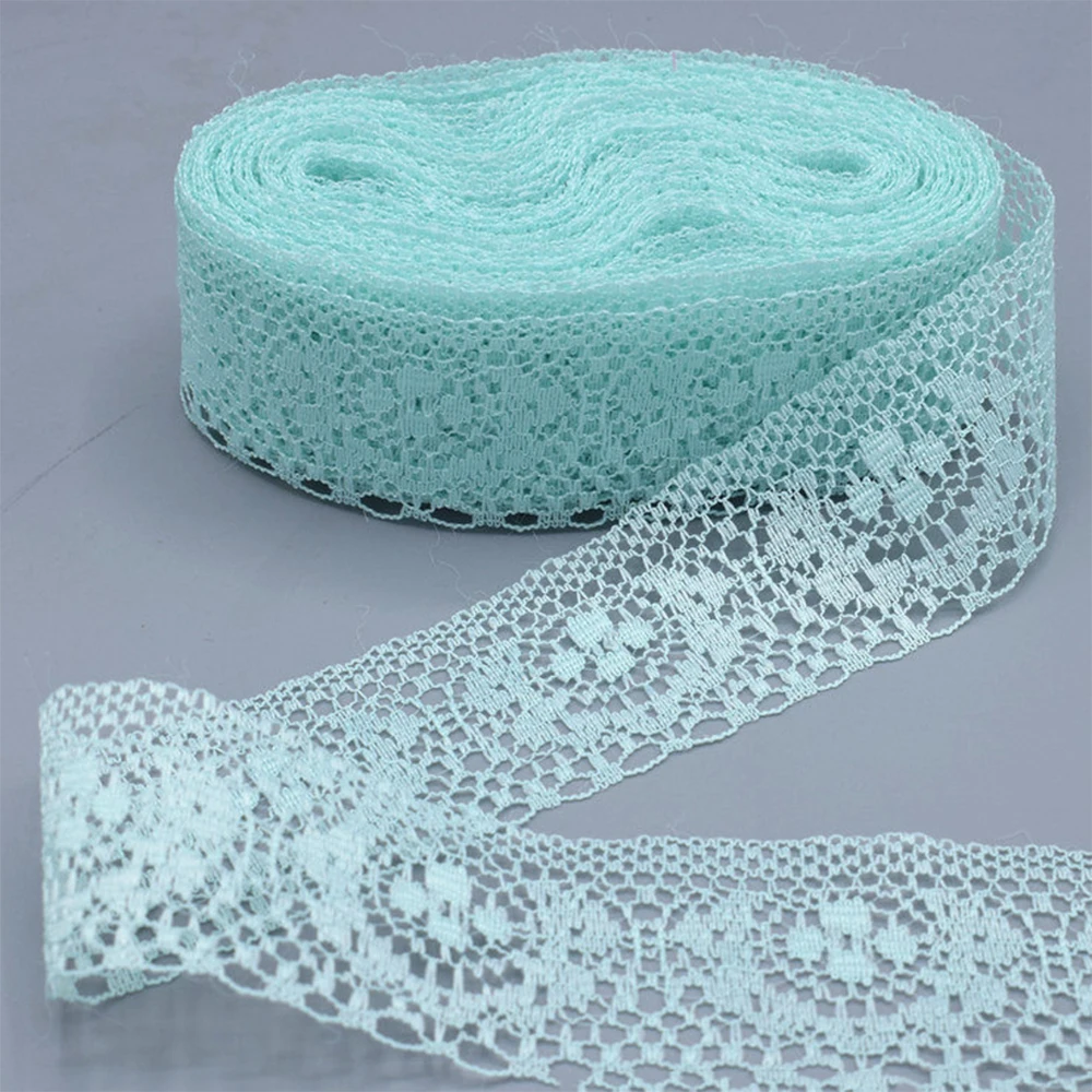 10 ярдов 4 см Высококачественная цветная кружевная лента отделка сделай сам