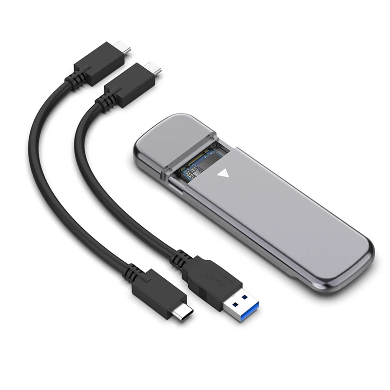 

M.2 NVMe SSD чехол-адаптер USB C 3,1 Gen2 10 Гбит/с NVME M + B M-Key чехол-адаптер для SSD 2230/2242/2260/2280