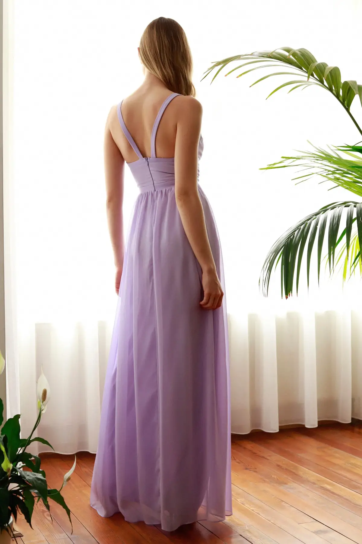

Trendyol Ribbon Piping Evening & Prom Gown TPRSS20AE0256
