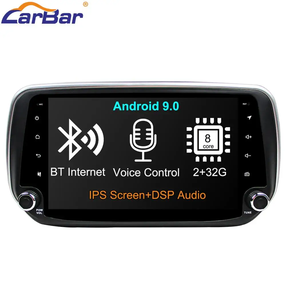 Carbar 9 &quotIPS экран Android 0 автомобильный DVD GPS стерео плеер для Hyundai Santa Fe IX45 2018 с