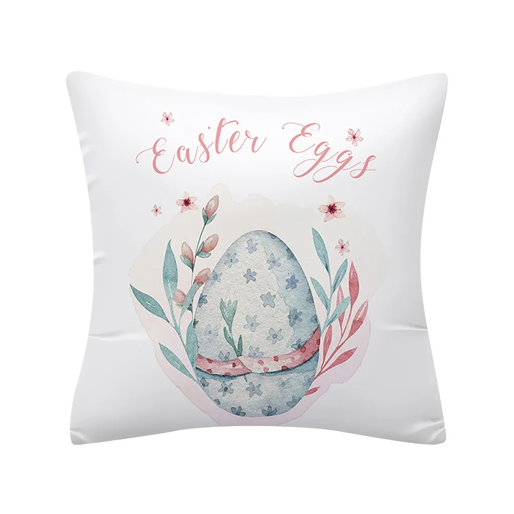 Квадратная наволочка льняная декоративная пасхальные подушки 45 см x чехол для на