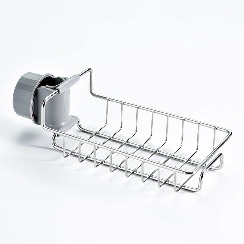 Ewin Hot Sale Stainless Steel Faucet Rack Sponge Holder For Kitchen Storage Shelf Pool Rag Drain Dry | Дом и сад
