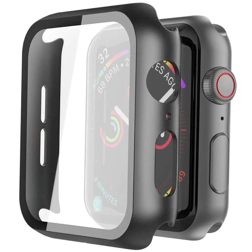 Закаленное стекло для Apple Watch Series 6 5 4 3 2 1 SE 44 мм 40 42 38 Защитная пленка Iwatch | Мобильные