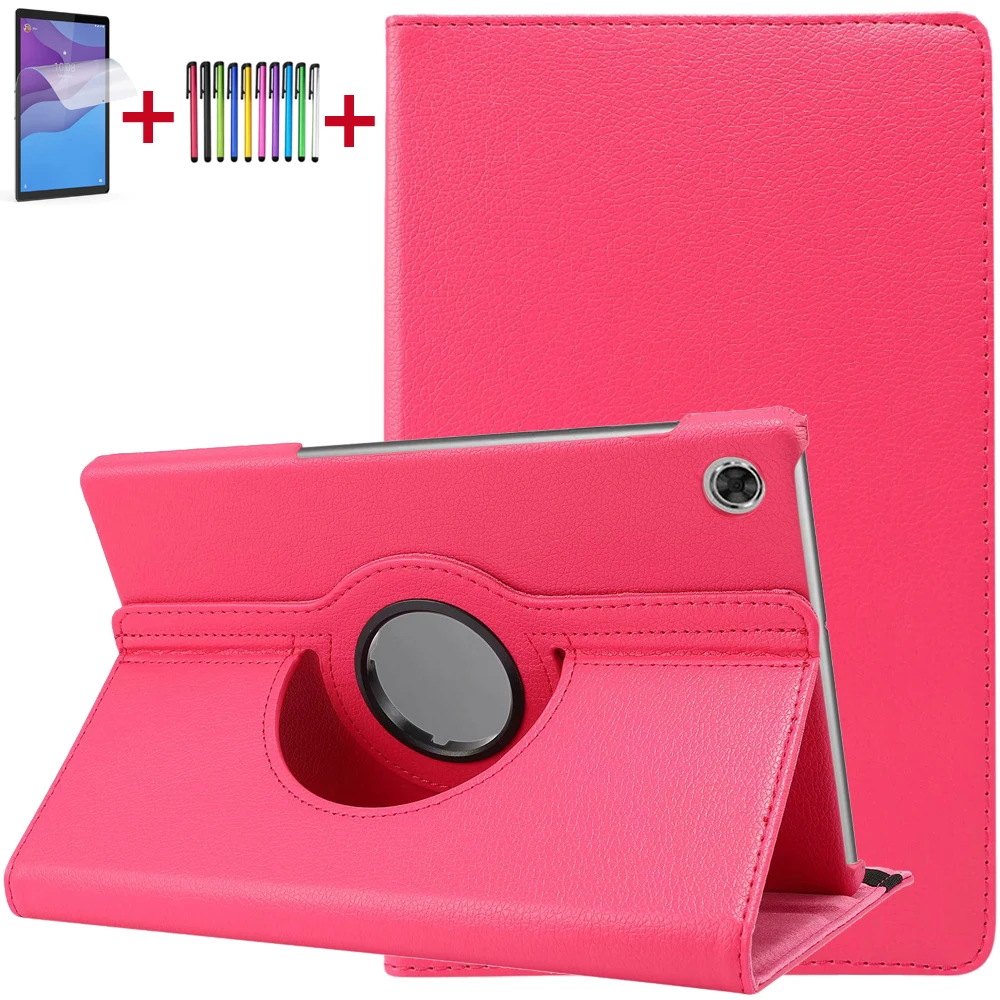 

Чехол для планшета Huawei MediaPad T5 10 T3 9,6 T8 8,0 дюйма AGS-W09/L09 KOB-L09/W09 360 Вращающийся из искусственной кожи стеклянный чехол