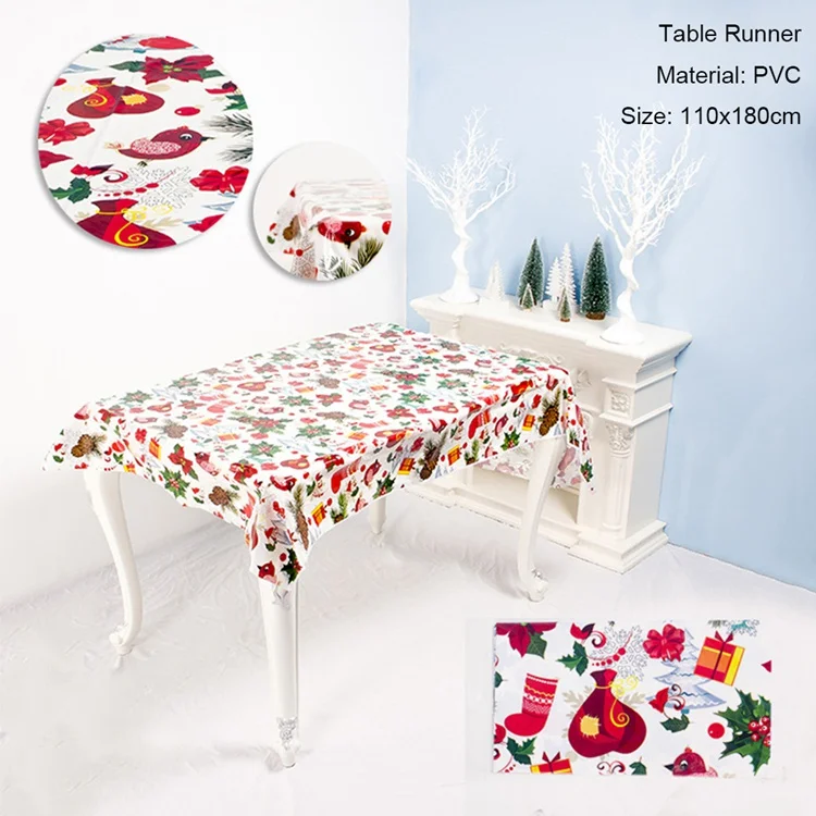 Table Runner 3 Чехол для подушки с рождественским Рождеством, розовые подушки с Санта Клаусом для дивана, Рождественский чехол для подушки, рождественские украшения для дома, подарки - Цвет: Table Runner 3