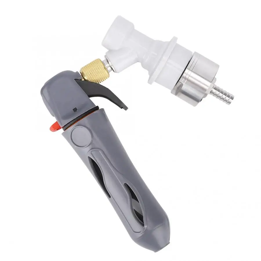 Металлическая Питьевая солома ручной держатель под давлением CO2 набор для