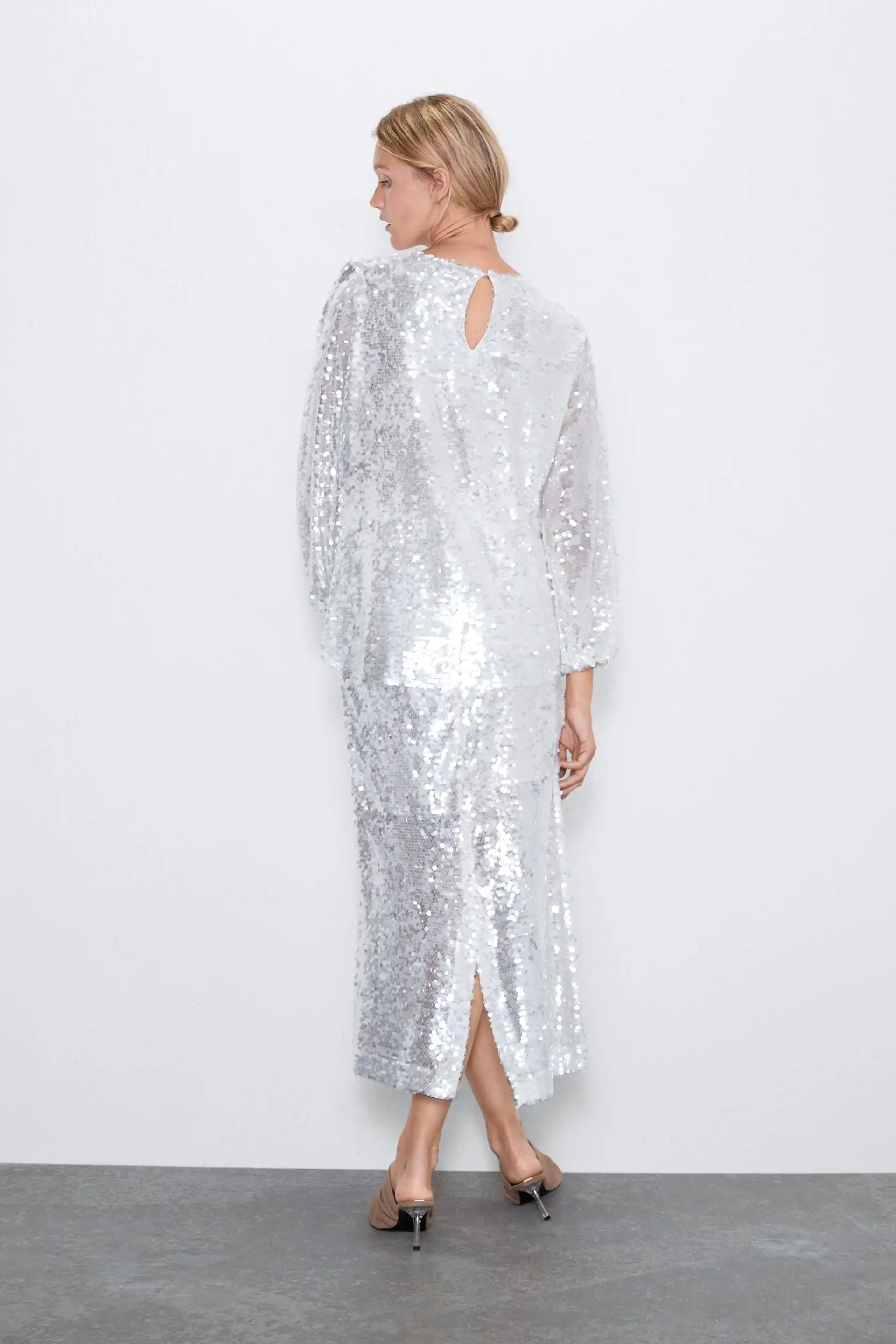 Женская юбка карандаш с блестками короткая облегающая вечерняя прямая Клубная