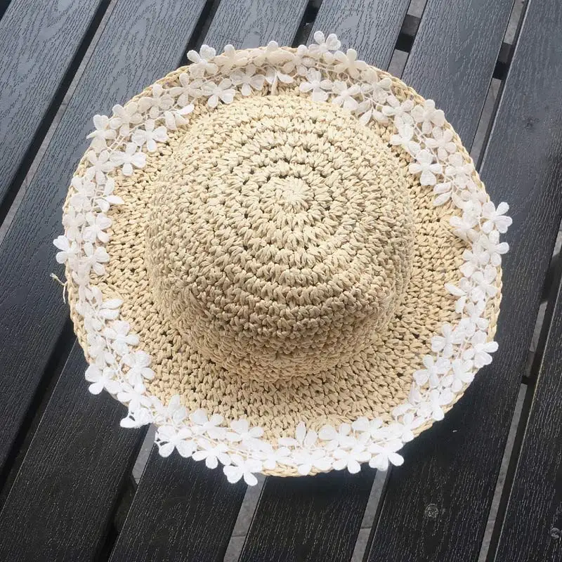 

Menoea/детская шляпа; Новинка 2022 года; Летняя соломенная шляпа с цветами для маленьких девочек; Новая шляпа в рыбацком стиле; Солнцезащитная шл...