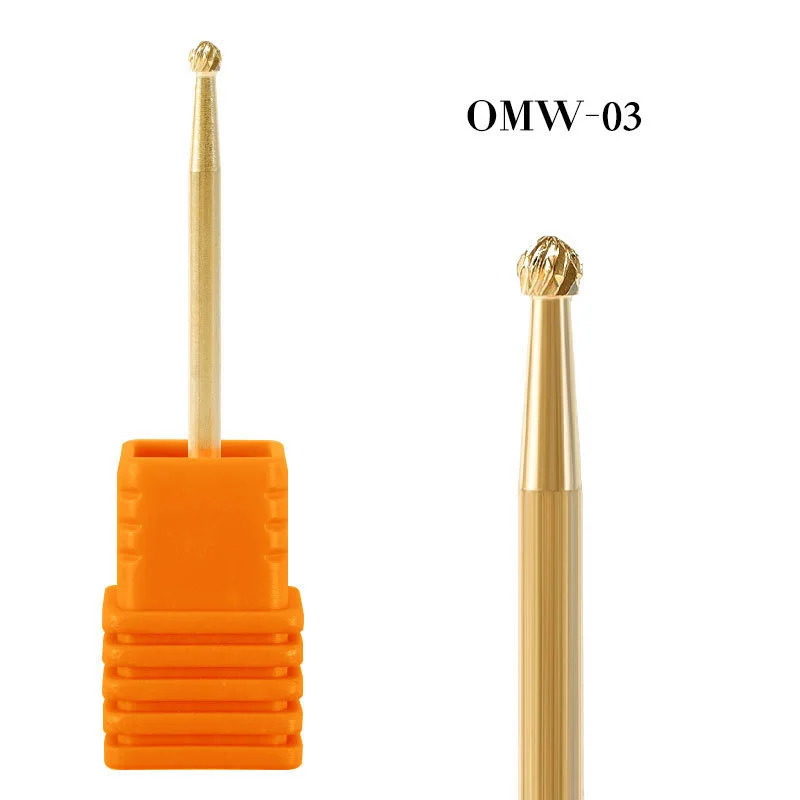 

Tungsten Steel Sanding Bit Manicure Machine Color Plating Alloy Nail Accessories Milling Cutter Nail Bits Sanding Cap