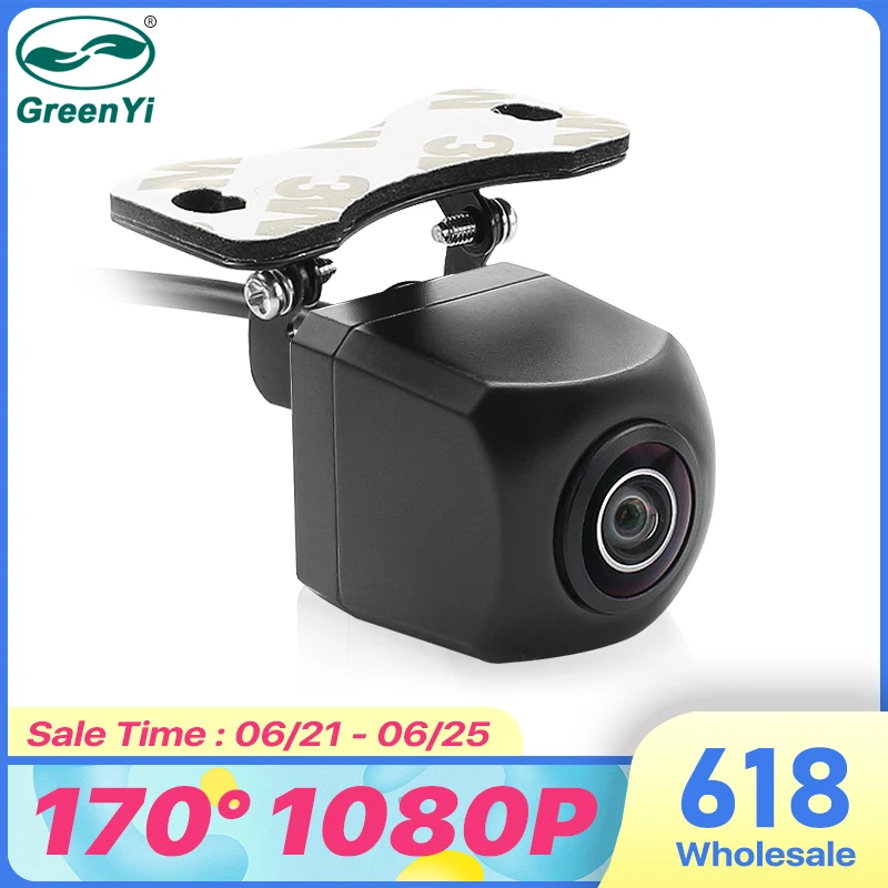 GreenYi 1080P 170 ° AHD камера заднего вида Камера транспортное средство обратной