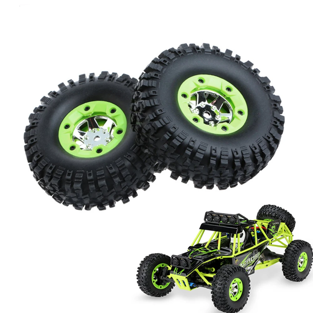 

2-4pcs Wltoys Left & Right Tires Wheel Hub Kit For 1:12 RC Car Wltoys 12428 12423 0070 0071 Spare Replace Parts