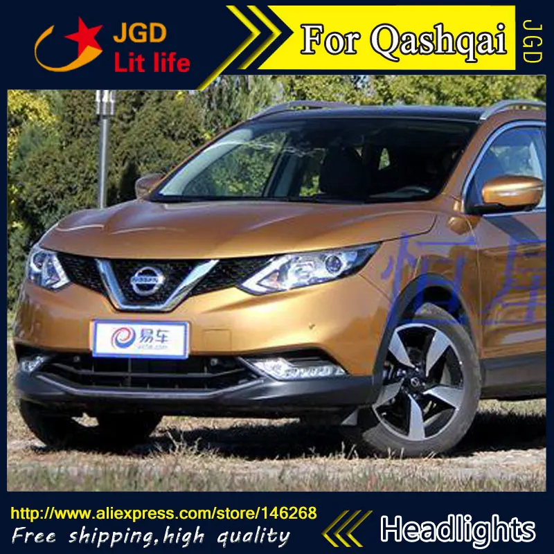 Автомобильный Стайлинг светодиодный HID Rio чехол для фары Nissan Qashqai 2015 2016
