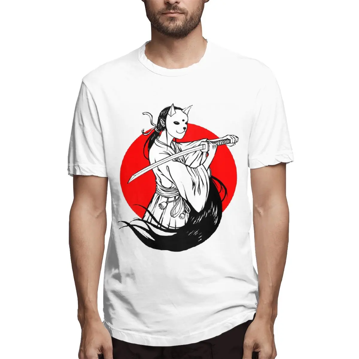 

Funny Cat Best Catana White Cat Humain Classic T Shirt Men Novelty Tee Shirt Short Sleeve Round Neck Cotton Party T-Shirt
