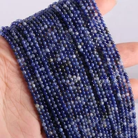 2020 new wholesale natural stone beads sodalite beads for jewelry making beadwork diy necklace bracelet accessories 2mm 3mm