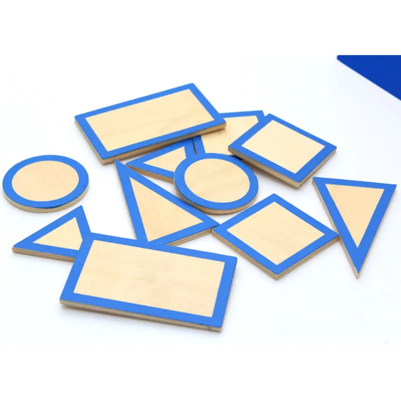 Montessori Geometric Solids 3d Shaps Teaching Materials Homeschool Supplies Educational Wooden Toys Early Learning Math | Игрушки и