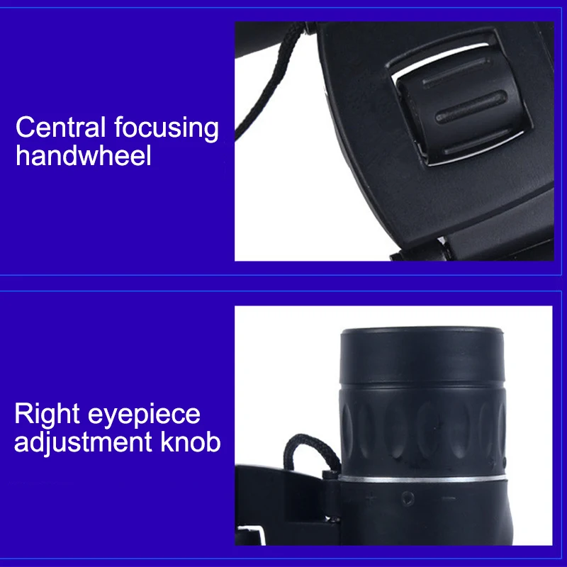 Портативный Мини бинокль телескоп Bak4 Fmc мощный 2000 м большой диапазон складной