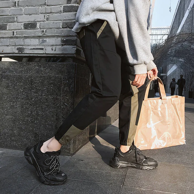 

Cargo Harem Jogger Pants Men Hip Hop Fashion Casual Track Trousers Streetwear Cool Harajuku Hipster Sweatpants Multi Pockets