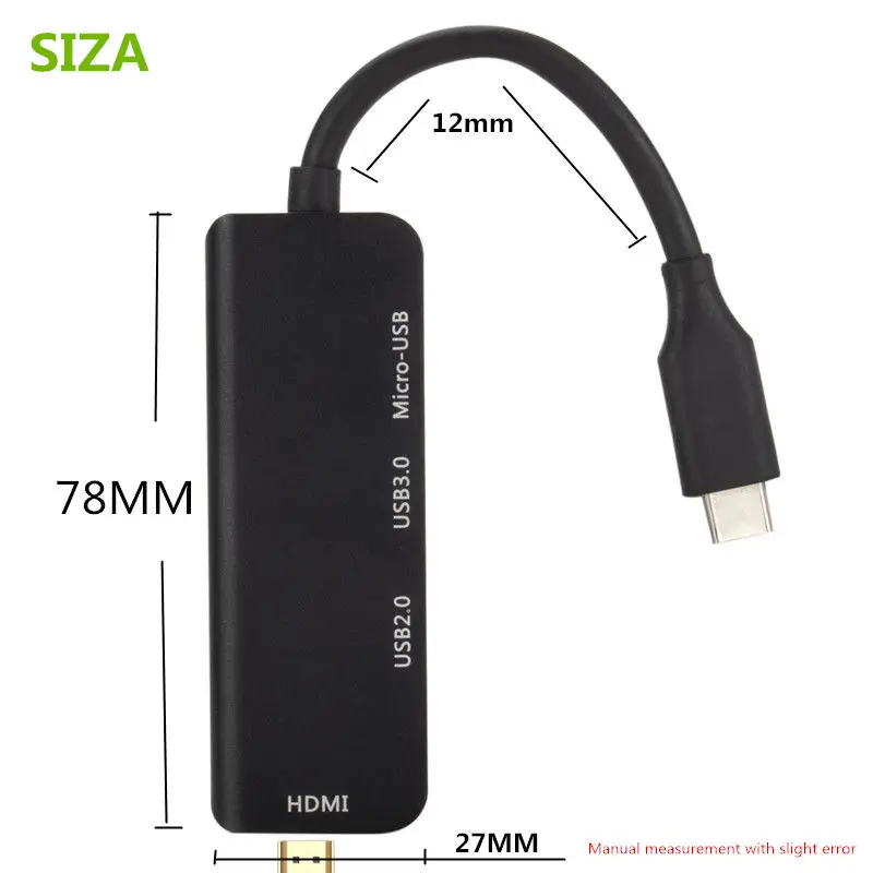 4 в 1 USB-C type-C концентратор с HDMI RJ45 PD зарядный концентратор USB type C для смартфонов Macbook Pro Аксессуары для ноутбуков мультихаб