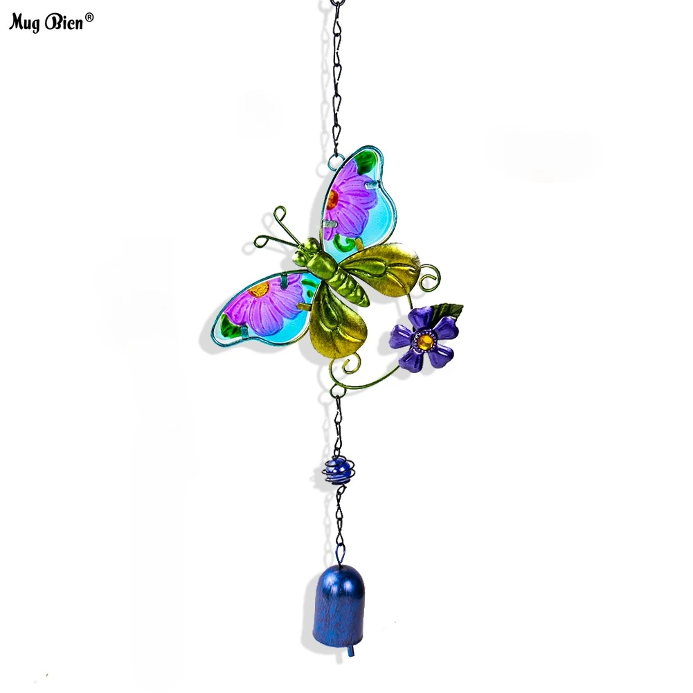 

Подвеска-колокольчик в виде бабочки, металлическая, подвесная