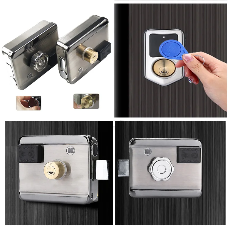 Дверной смарт замок электронный с дистанционным управлением и мобильным