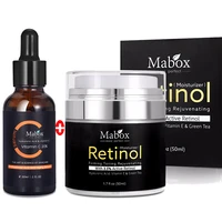 5 sets mabox retinol 2 5 moisturizing face cream hyaluronic acid serum anti aging wrinkle vitamin e collagen whitening essence