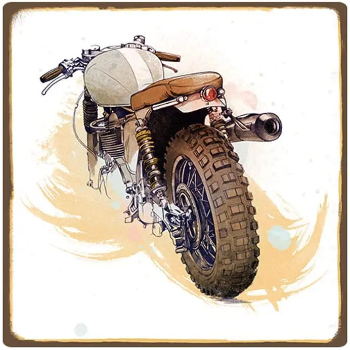 

AIQIBAO Metal Vintage Tin Sign Decor-Motorcycle Car for Garage Home Bar Pub Shop Funny Retro Wall Art Sign 12X 12(3030MT60)