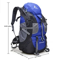 50l outdoor backpack camping climbing bag waterproof mountaineering hiking backpacks molle sport bag climbing rucksack