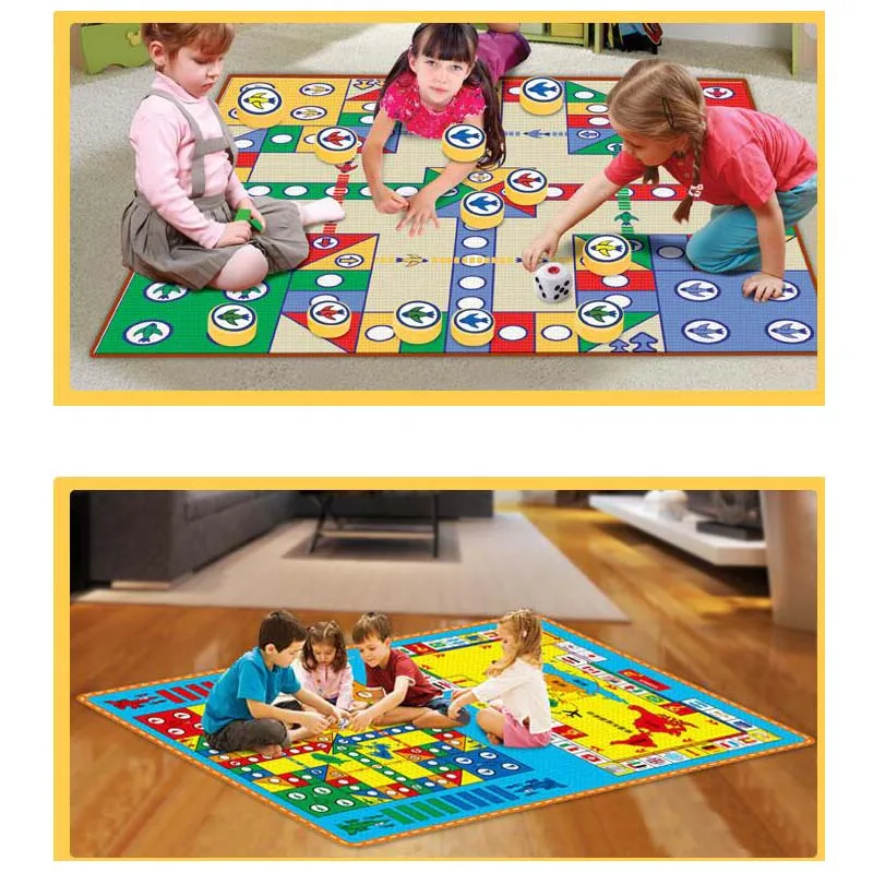 0 6 см толстый детский летающий шахматный коврик для ползания игровой одеяло