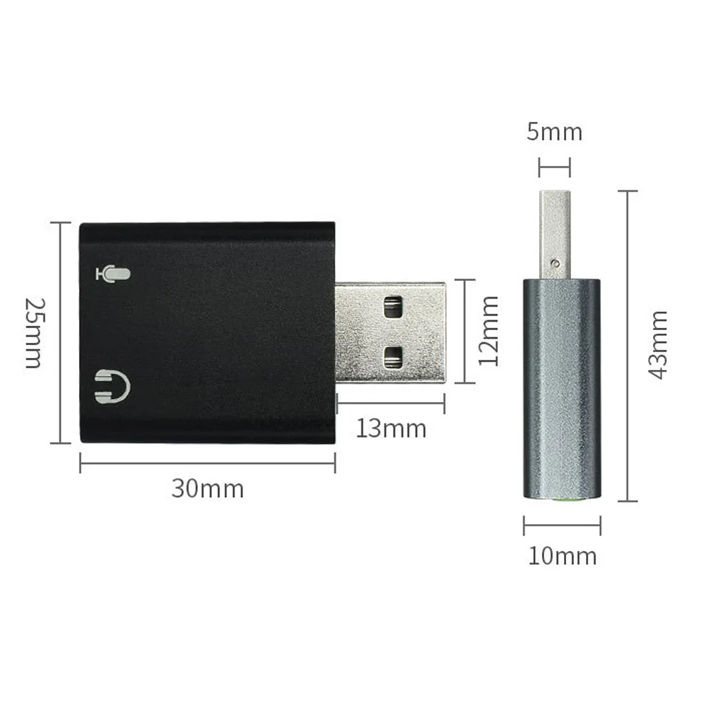 Внешний USB 7,1 адаптер звуковой карты USB аудио карта 3D стерео джек 3,5 мм ухо микрофона карта для интернет-ощущений прямая трансляция