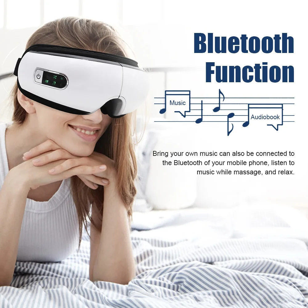 

Eye Massager Heating Eye Beauty Devices Massage Eye Mask Vibration Air Pressure Fatigue Relief Care masseur oculaire des yeux