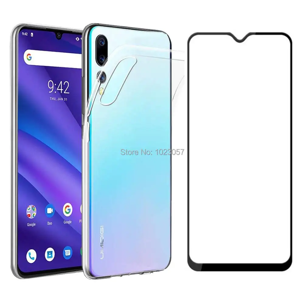 Для UMIDIGI X F2 F1, закаленное стекло для UMIDIGI POWER3, чехол с полной защитой, чехол с полным закаленным стеклом для UMIDIGI X