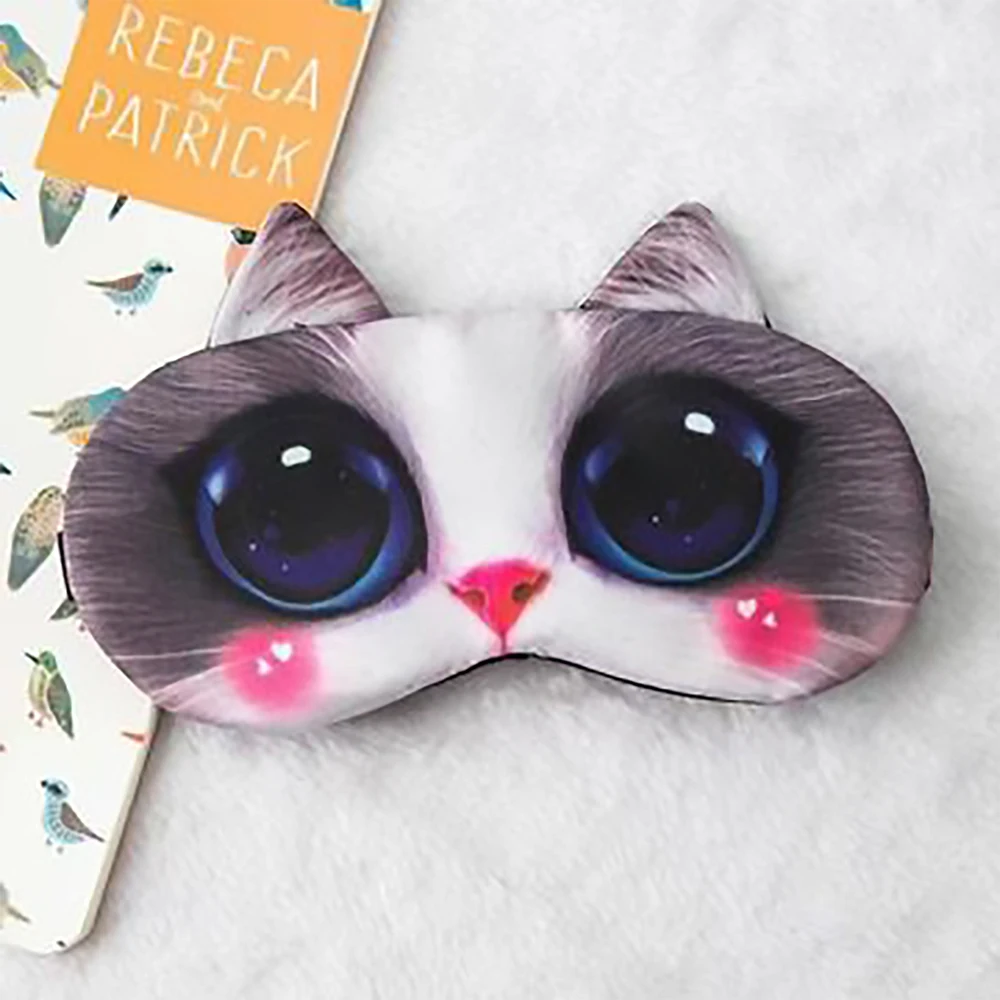 Sleeping Eye Cover Mask Sleep Cute Night Dream Mask Bandage Sort Pikachu Blindfold For Men Women Relax Health Nap Travel Goggles