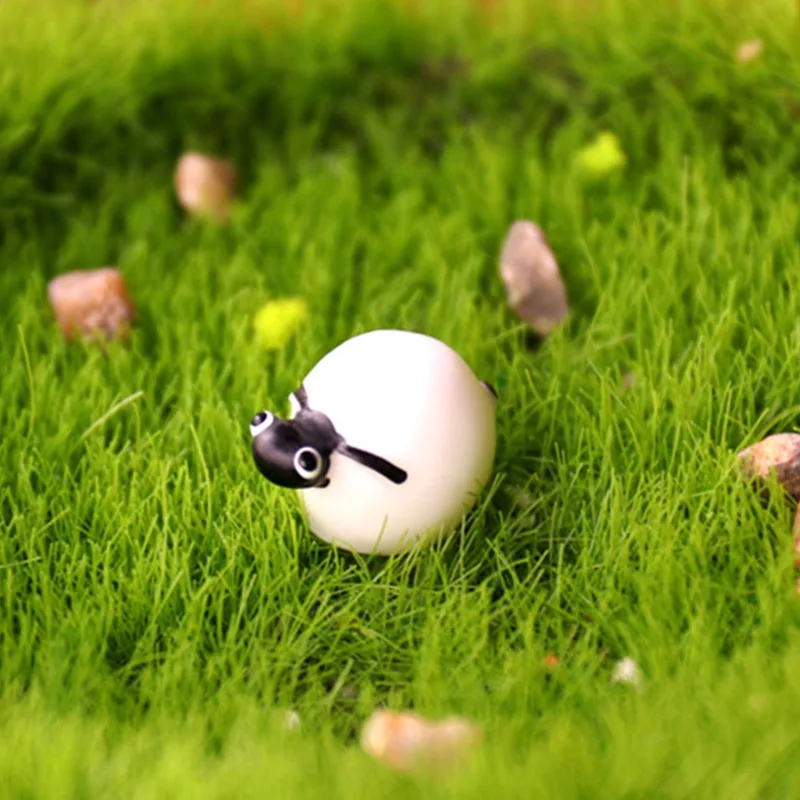 Sheep M DIY ремесло кукольный домик Декор горшок Фея микро-ландшафт мха тяжесть Горячая 1 шт популярное садовое украшение миниатюрное - Цвет: Sheep M