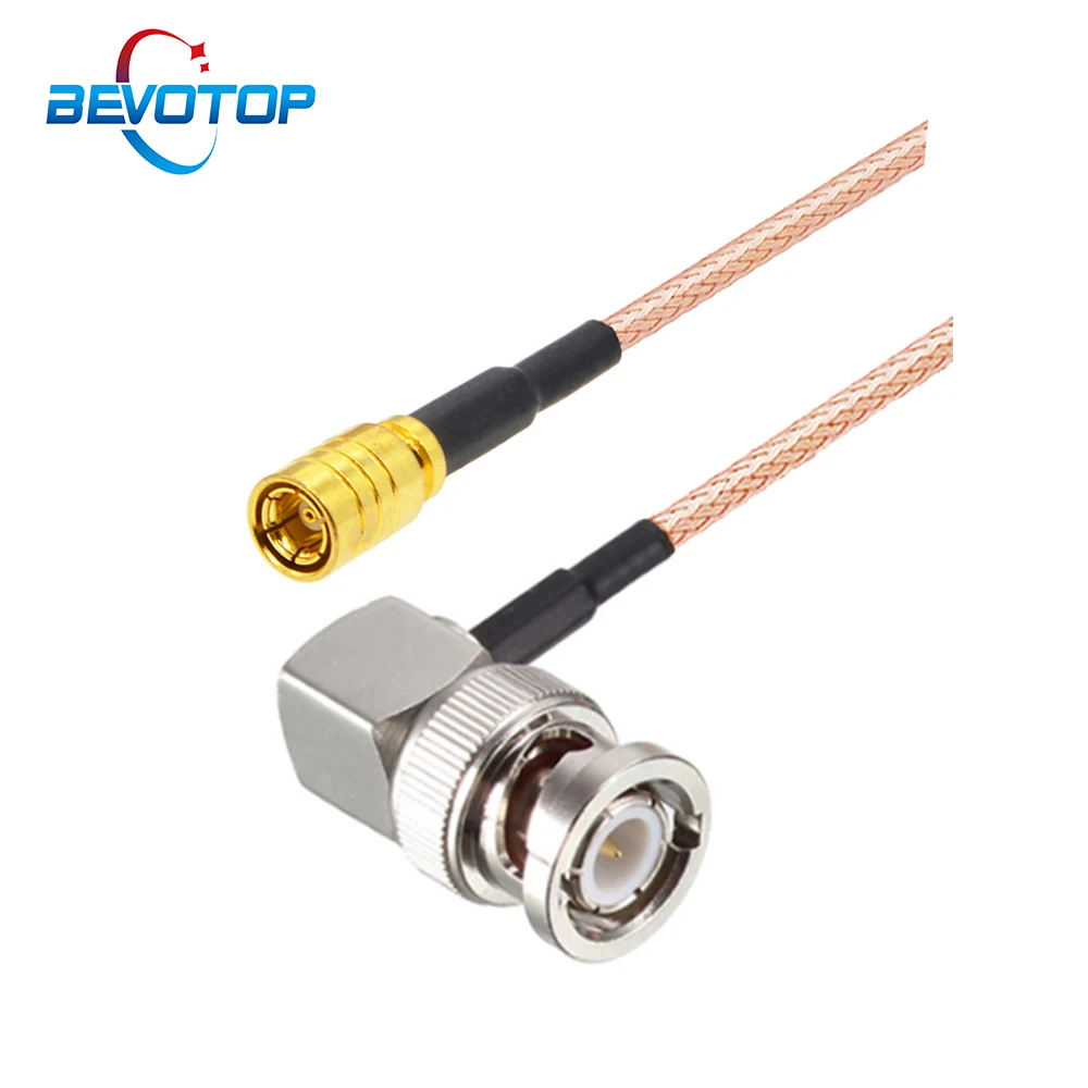 

RG316 Cable 50 Ohm SMB Female to BNC Male 90 Degree Right Angle Jack RF Coaxial Extension Cord Jumper Pigtail Adapter 10CM-5M