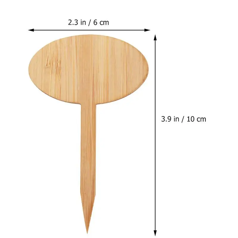 

50pcs Reusable Plants Labels Gardening Decor Potted Bamboo Flower Labels