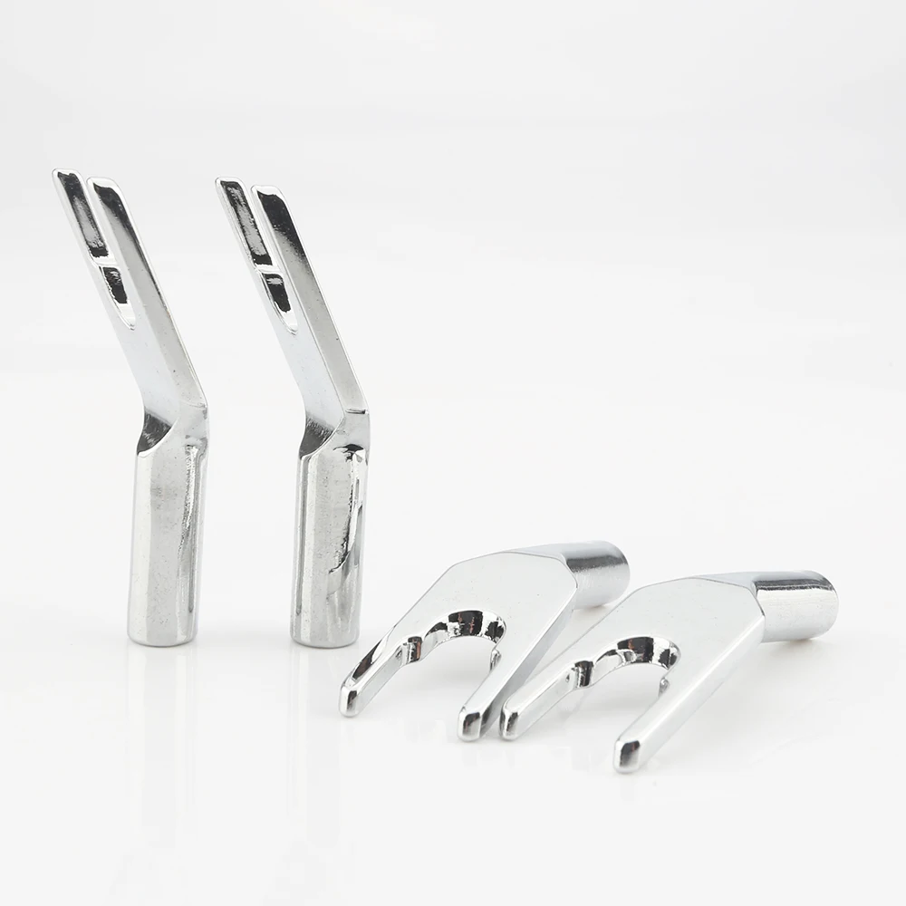 Высококачественный адаптер банан Audiocrast с родиевым покрытием 4 шт. для динамика