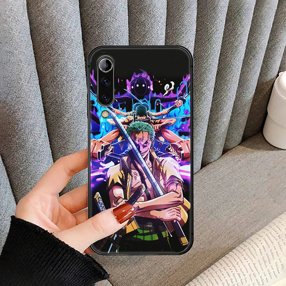 

One Piece Anime Roronoa Zoro Phone Case cover For XIAOMI redmi note K 4 5 6 7 8 9 10 20 30 3 A X Pro ultra black cover painting