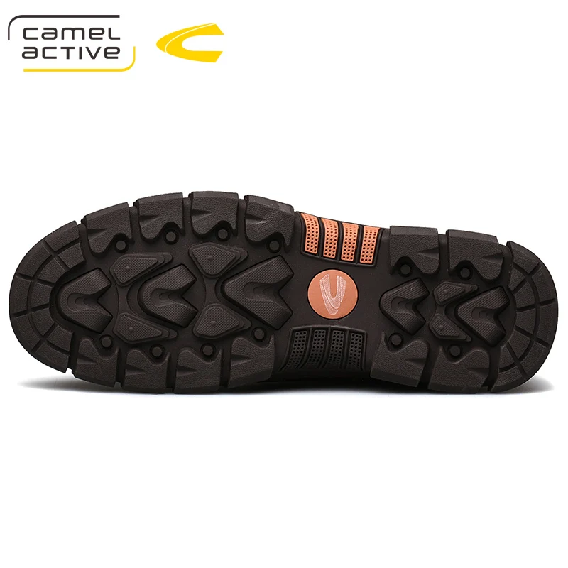 Camel Active/Новинка; Мужская обувь для активного отдыха; сезон осень; нескользящая матовая повседневная обувь из натуральной кожи; резиновая подошва обувь