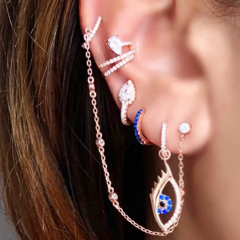 Высококачественные модные закрепленные прозрачные ювелирные изделия с