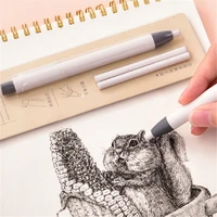 deli pen shaped pressed rubber high gloss art sketch special painting type dust free writing eraser refill painting supplies