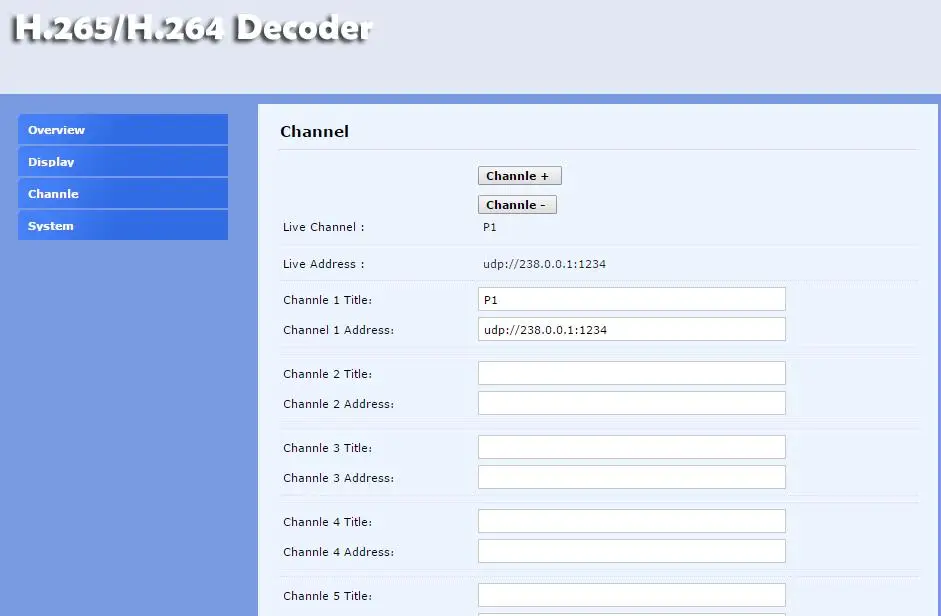 Декодер потоковой U8Vision H.265/H.264 4K с CVBS и HDMI совместимым выходом для декодирования
