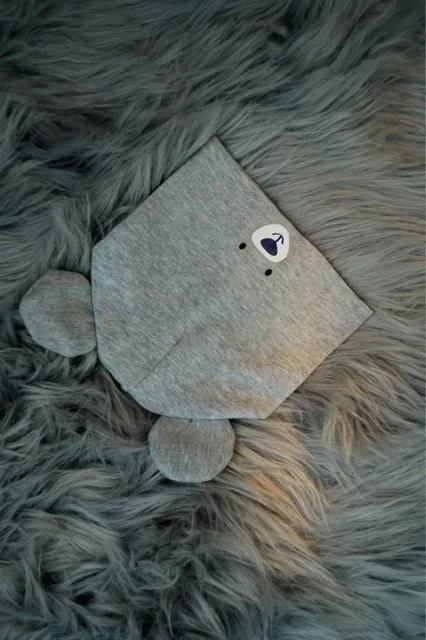 Шапка-ушанка для новорожденных на возраст от 6 месяцев до 1 года хлопковая |