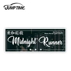 JumpTime 13 см x 4,9 см Полночь бегунок JDM наклейка коробка наклейка виниловый тюнер Дрифтинг Гонки стикер ноутбук автомобильные аксессуары