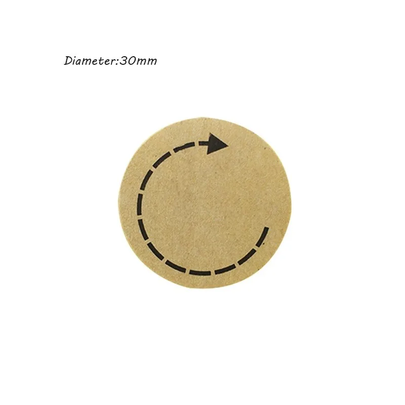 90 шт./лот винтажная круглая крафт-бумага решетка серия стрел Уплотнительная