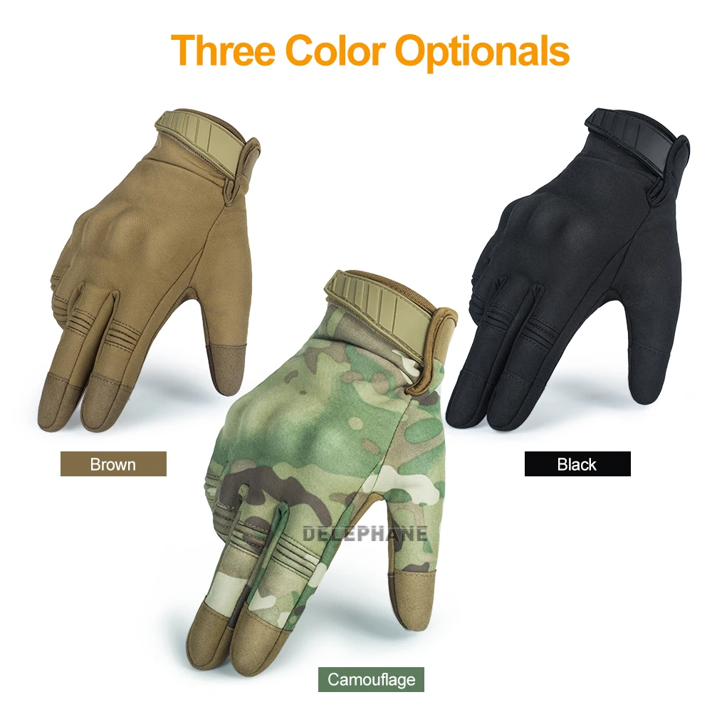 

Wear-resistant Work Gloves Men Black Full Finger Hard Knuckles Protective Safety Gloves for Working Climbing Hiking Hunting