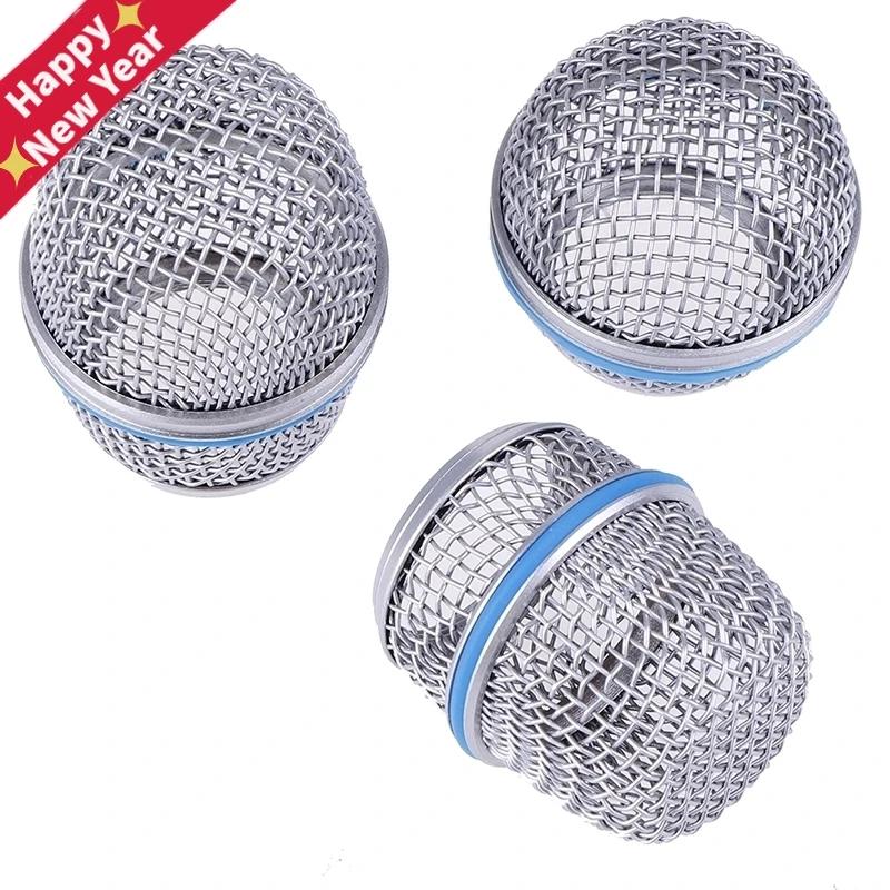 

New Replacement Ball Head Mesh Microphone Grille for SM58 Beta87a/58a/57a Metal