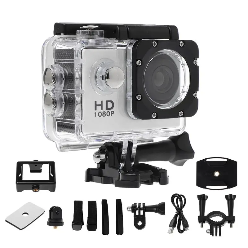 2022 New Waterproof Diving 1080P Helmet Cam Video Camcorder DVR DV Action Recorder Electronic Articles | Электроника