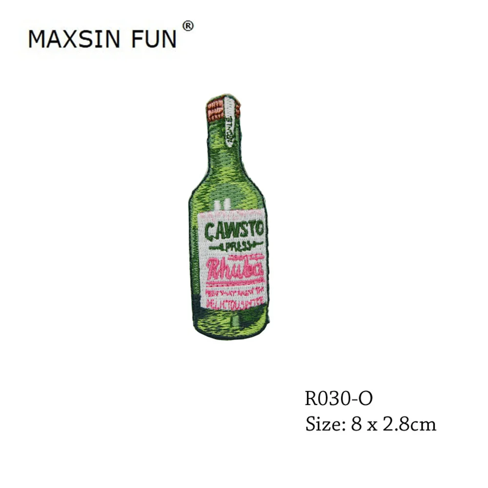 MAXSIN FUN модная вышитая мультяшная наклейка конфеты патчи с молоком утюжок на